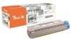 Peach Toner Cartridge yellow, compatible with  OKI 43324421