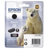 Original Ink Cartridge black  Epson No. 26 bk, C13T26014010