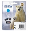 Original Ink Cartridge cyan  Epson No. 26 c, C13T26124010