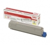 Original Toner Cartridge yellow  OKI 43487709