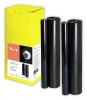 2 Peach Thermal Transfer Rolls, compatible with  Panasonic KX-FA136X