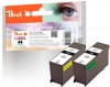 Peach Twin Pack, 2 ink cartridges black, with Chip, compatible with  Lexmark No. 100XLBK*2, 14N1068E, 14N1092