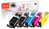 Peach Multi Pack, compatible with  Canon PGI-525, CLI-526, 4541B006