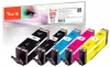 Peach Multi Pack, compatible with  Canon PGI-550XL, CLI-551XL