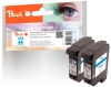 Peach Twin Pack Print-head cyan, compatible with  Xerox, HP No. 40 c*2, 51640CE*2