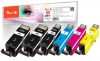 Peach Multi Pack Plus, compatible with  Canon PGI-520*2, CLI-521, 2934B007