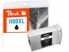 Peach Ink Cartridge black compatible with  HP 80 BK, C4871A