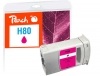 Peach Ink Cartridge magenta compatible with  HP 80 M, C4874A