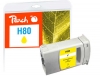 Peach Ink Cartridge yellow compatible with  HP 80 Y, C4873A