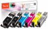 Peach Multi Pack, compatible with  Canon PGI-525, CLI-526, 4541B006