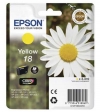 210826 - Original Ink Cartridge yellow No. 18 y, C13T18044010 Epson