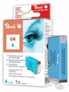 313915 - Peach Ink Cartridge cyan, compatible with CLI-8C, 0621B001, 0621B028 Canon