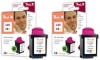 318775 - Peach Twin Pack Print-head colour, compatible with No. 60C*2, 17G0060 Lexmark, Compaq